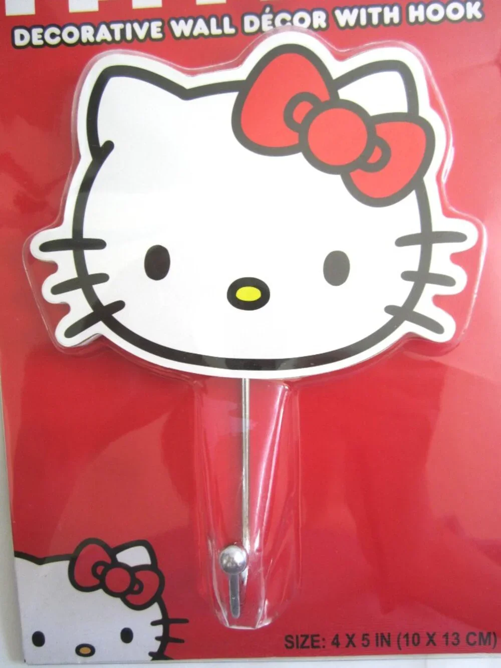 Hello Kitty Decorative Wall Decor With Hook Sanrio NEW